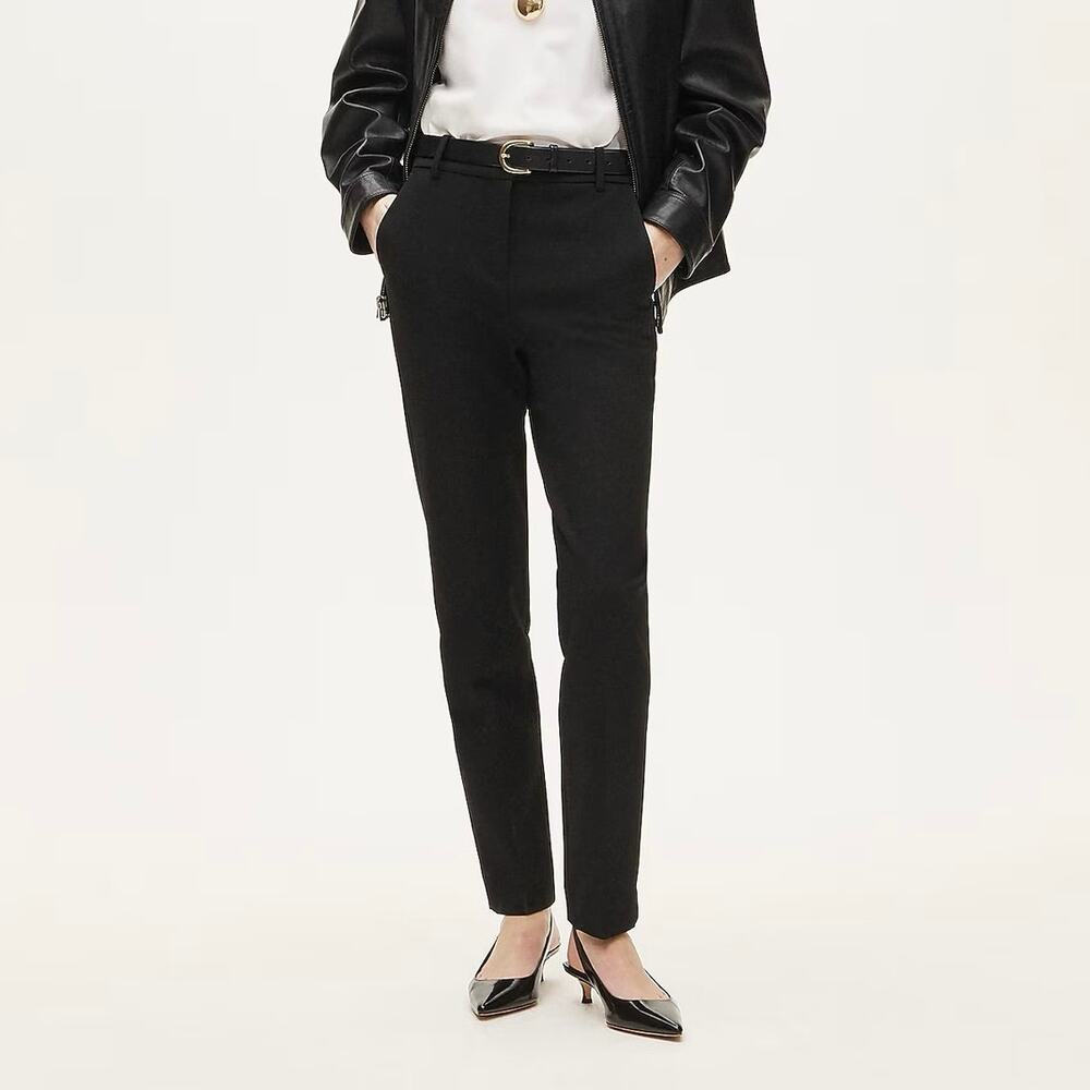 J.Crew Cameron Pant In Four-Season Stretch High-Rise Career Black Size 6